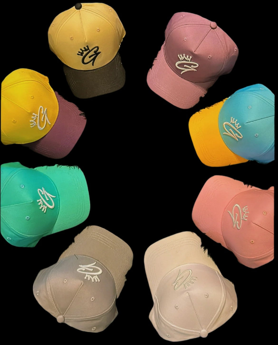 Single logo strapback hat